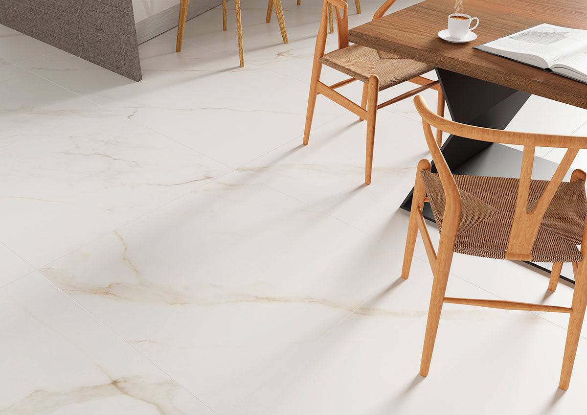 MSI Monza Marbello Porcelain Tile Matte 35" x 35" - Renoz