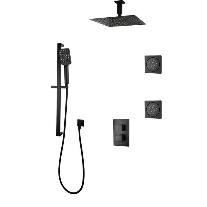 Kodaen Diamond Three Way Thermostatic Shower System - Kit 3