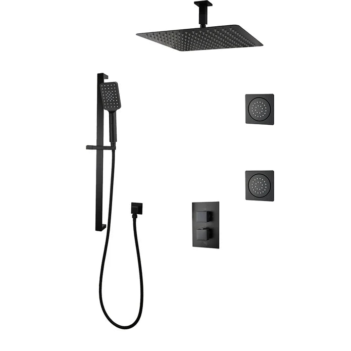 Kodaen Diamond Three Way Thermostatic Shower System - Kit 3