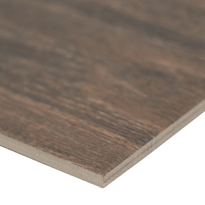 MSI Antoni Nero Porcelain Wood Tile