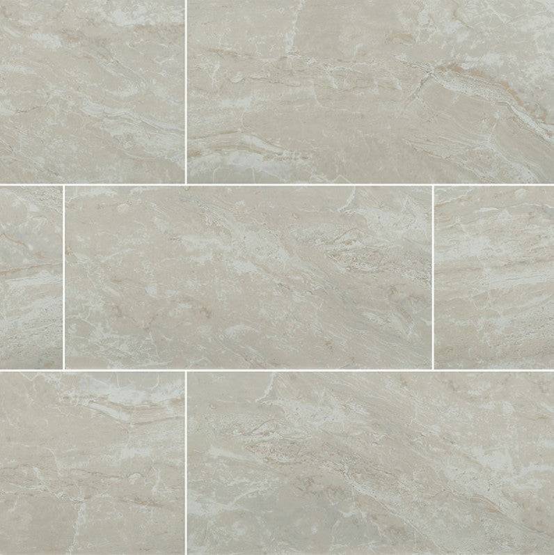 MSI Onyx Ivory Polished Porcelain Tile 12" x 24" - Renoz