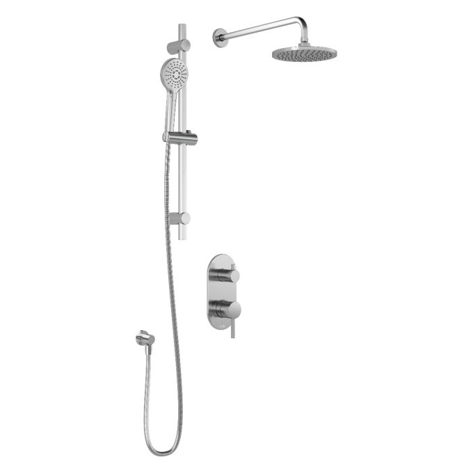 Kalia Basico Pb4 - 1/2” Pressure Balance Shower System Without Valve (BF1907)