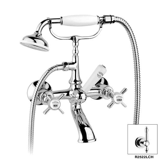 Aquadesign Products Wall Mount Tub Filler (Nostalgia R2522X) - Chrome