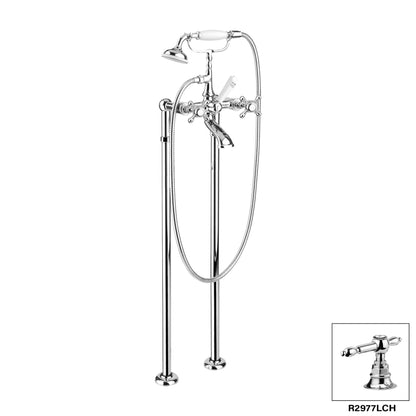 Aquadesign Products Floor Mount Tub Filler (Julia R2977) - Chrome