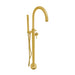 Aquadesign Products Floor Mount Tub Filler (Contempo R3686) - Brushed Gold