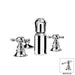 Aquadesign Products 4 Hole Bidet Faucet – Mechanical Drain Included (Julia R4277) - Chrome