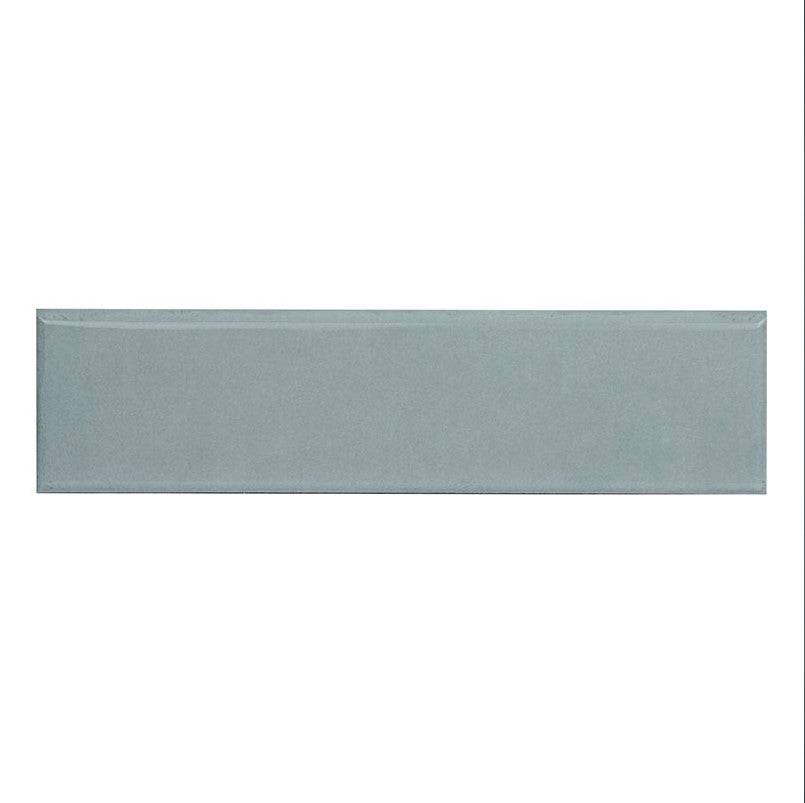 MSI Renzo Sky Bullnose Glossy Ceramic Wall Tile 3" x 12" - Renoz