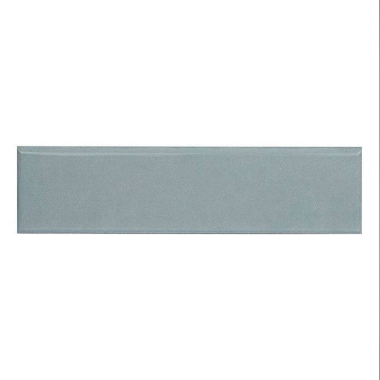 MSI Renzo Sky Bullnose Glossy Ceramic Wall Tile 3" x 12" - Renoz