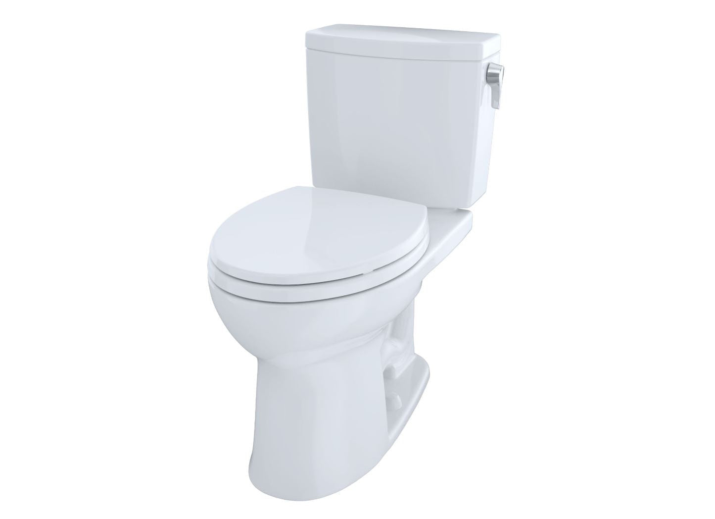 Toto Drake II 1G Two-piece UnIVersal Height Toilet - 1.0 GPF MS454124CUFG