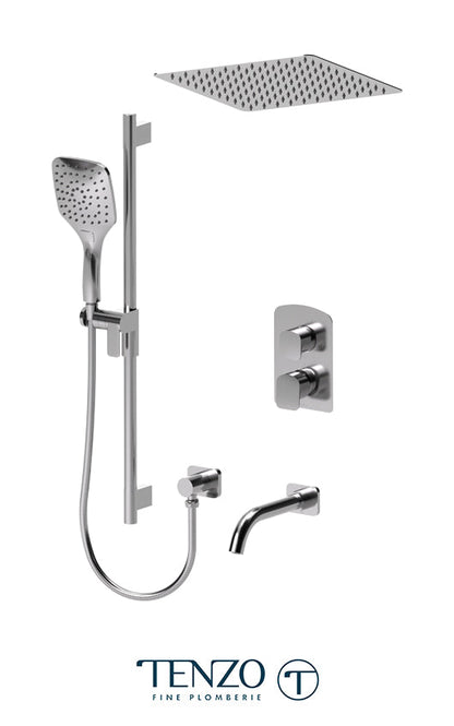 Tenzo - Delano T-box Shower Kit 3 Functions Thermostatic DET33-511655