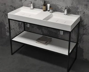 Slik Portfolio - Slik Stone Floor Sink Support Solid Surface