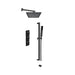 Aquadesign Products Shower Kit (System X17) - Matte Black