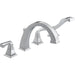 Delta DRYDEN Roman Tub Filler with Hand Shower Trim -Chrome